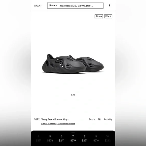 COPY - Yeezy foam runner onyx - Picture 1 of 5